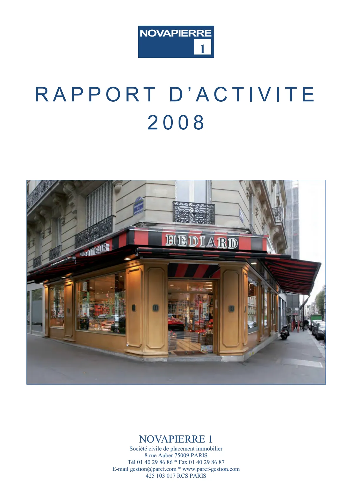 Rapport annuel - 2008