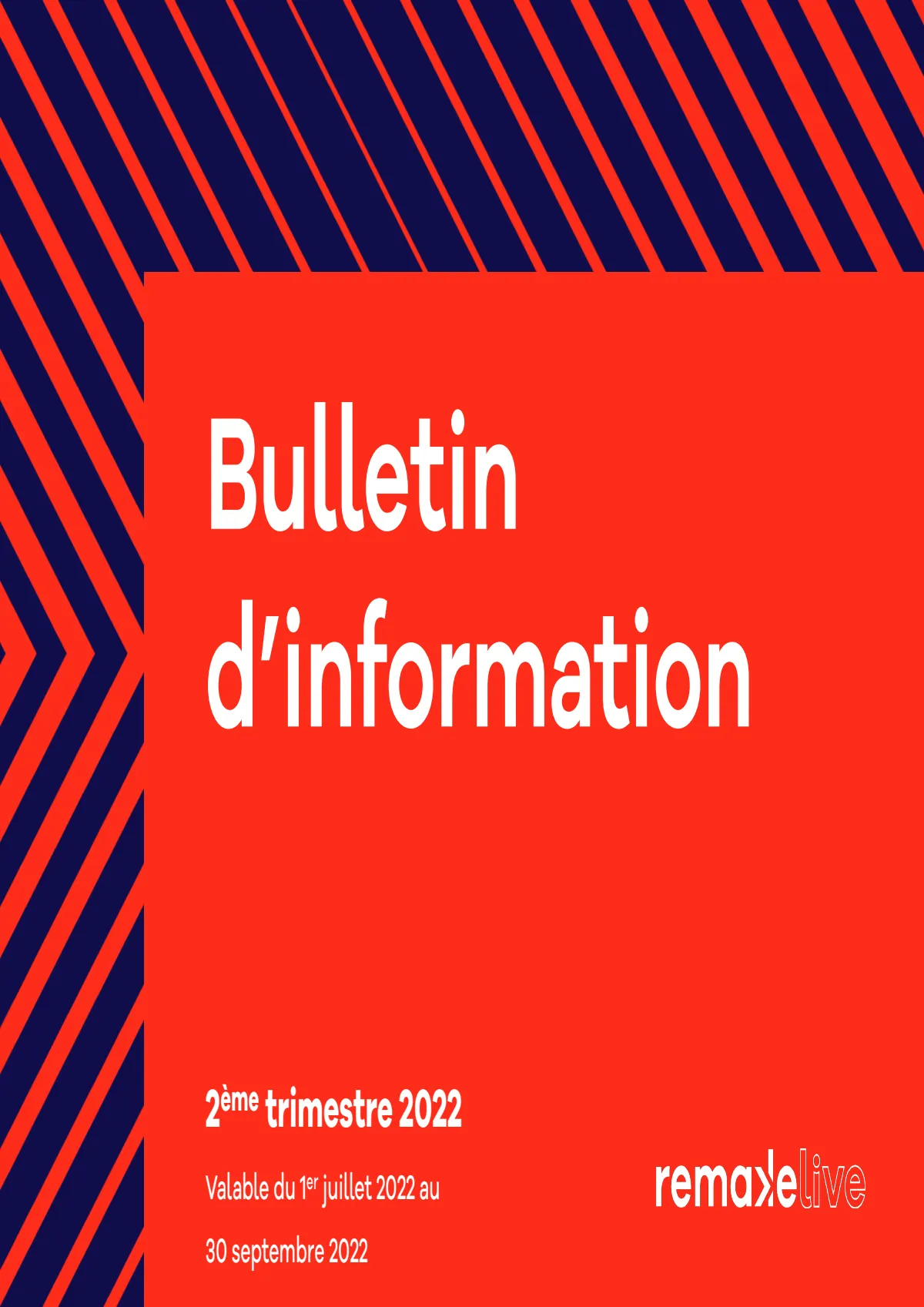 Bulletin trimestriel - 2ème trimestre 2022