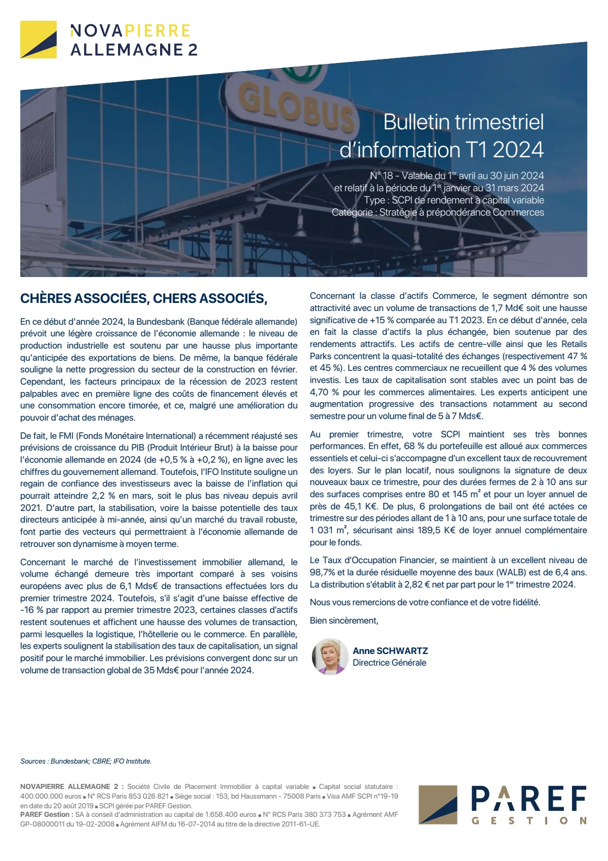 Bulletin trimestriel - 1er trimestre 2023