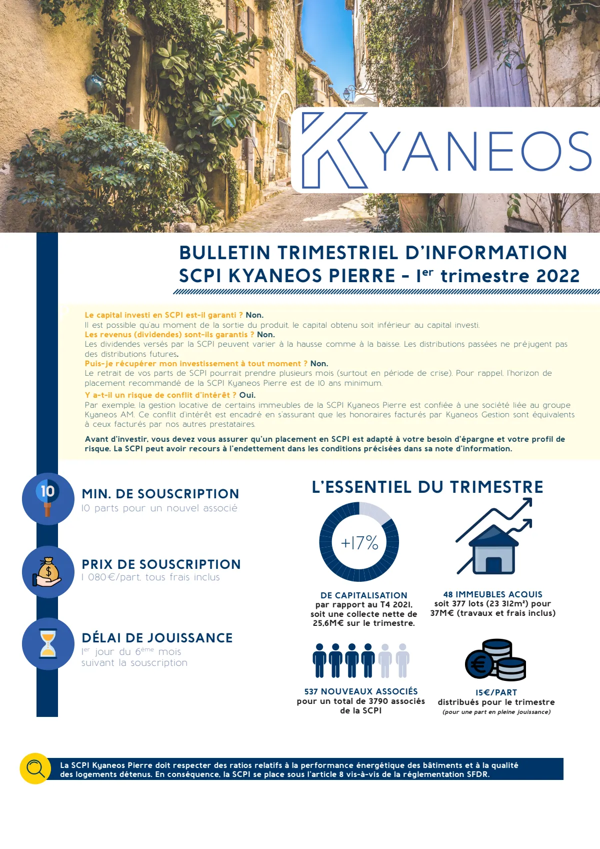 Bulletin trimestriel - 1er trimestre 2022