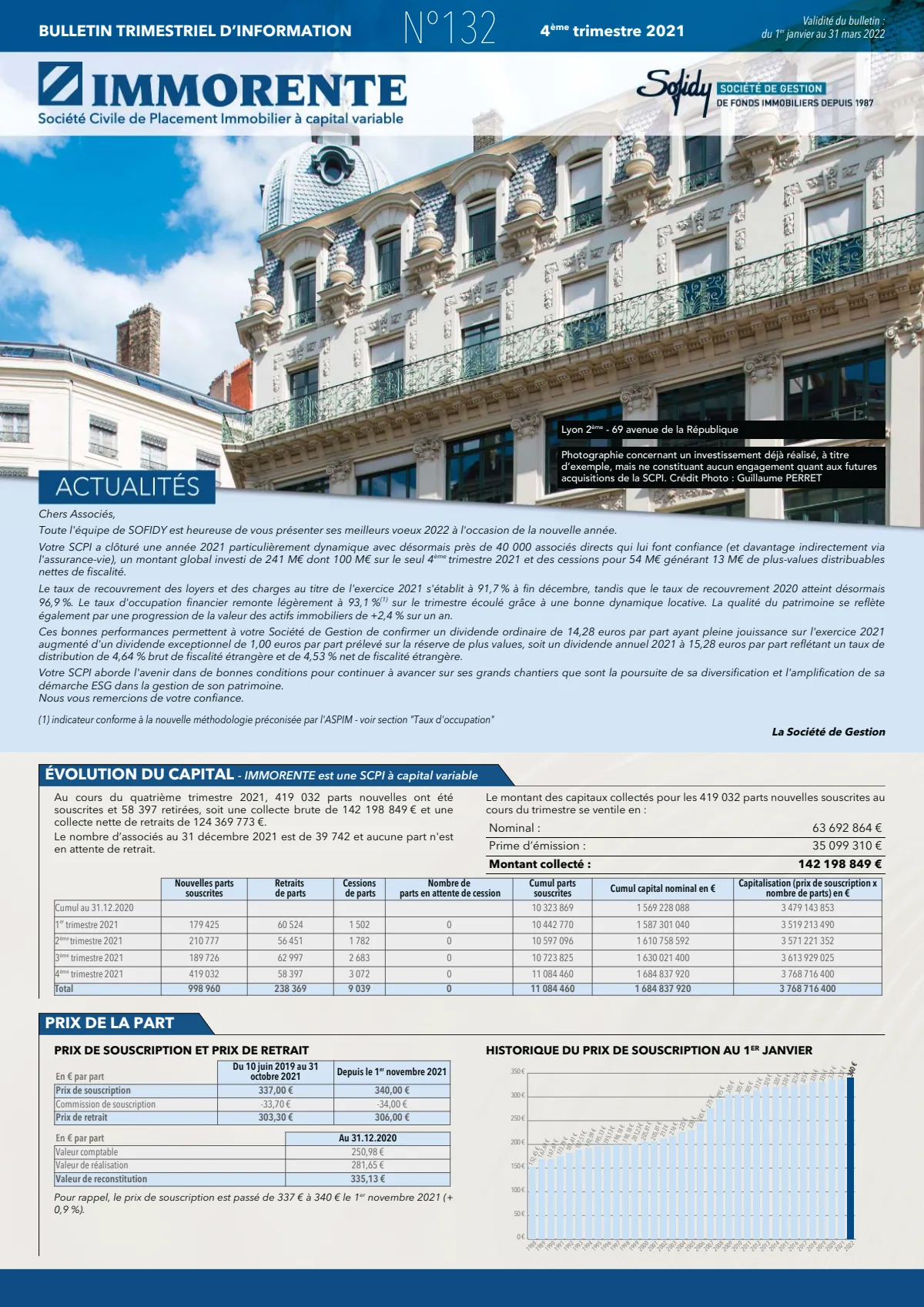 Bulletin trimestriel - 4ème trimestre 2021