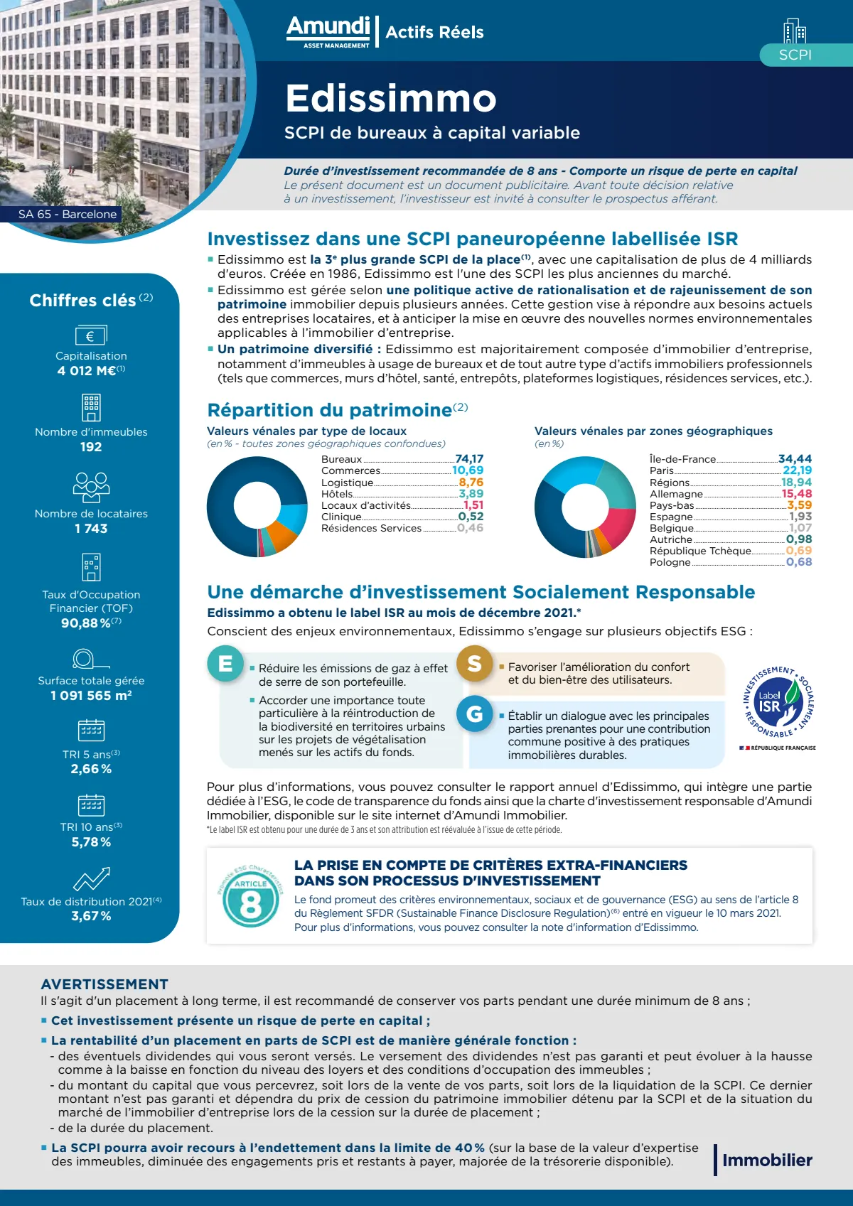 Documentation commerciale - 2022