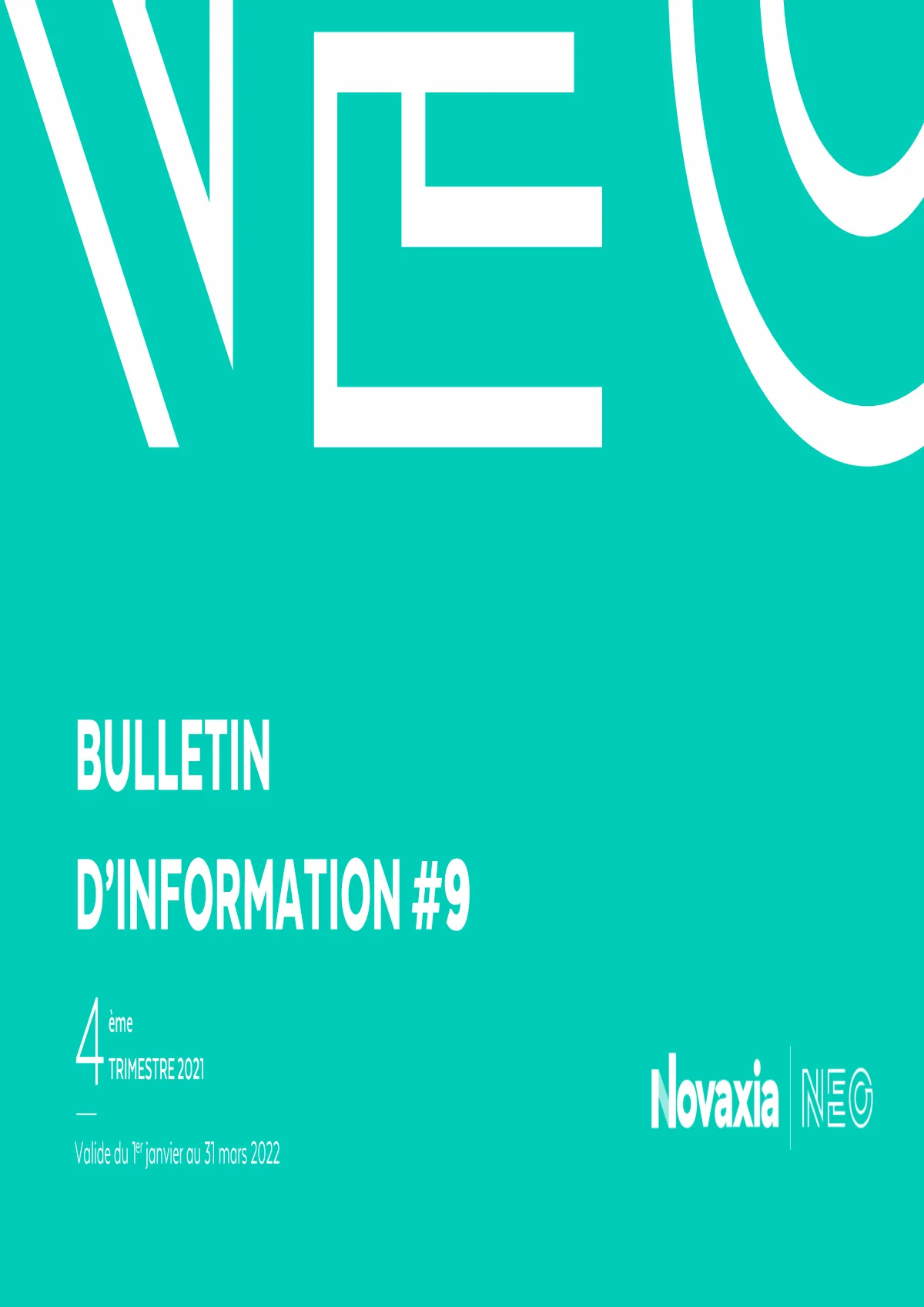 Bulletin trimestriel - 4ème trimestre 2021