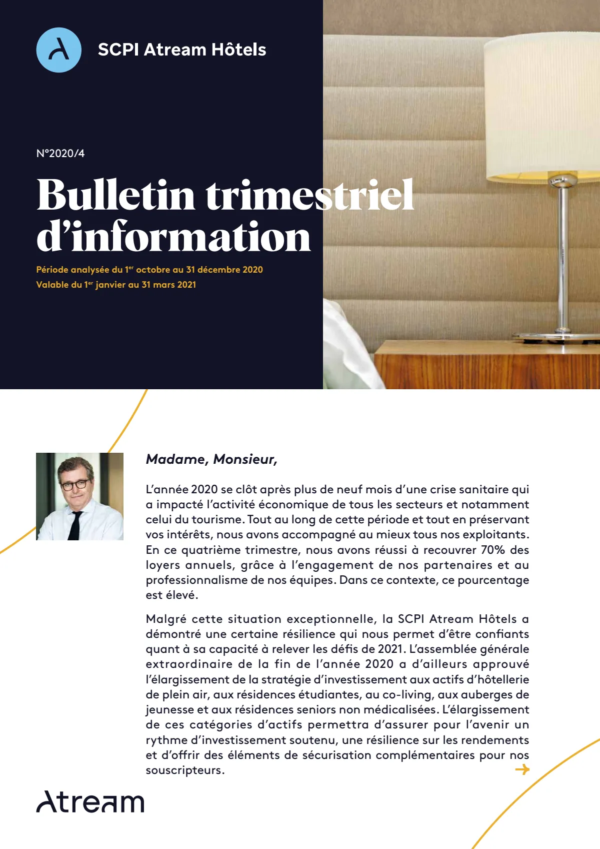 Bulletin trimestriel - 4ème trimestre 2020