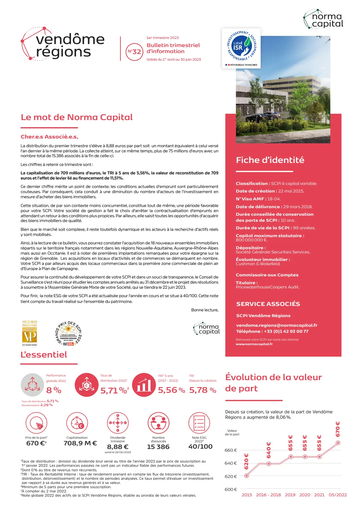 Bulletin trimestriel - 1er trimestre 2023