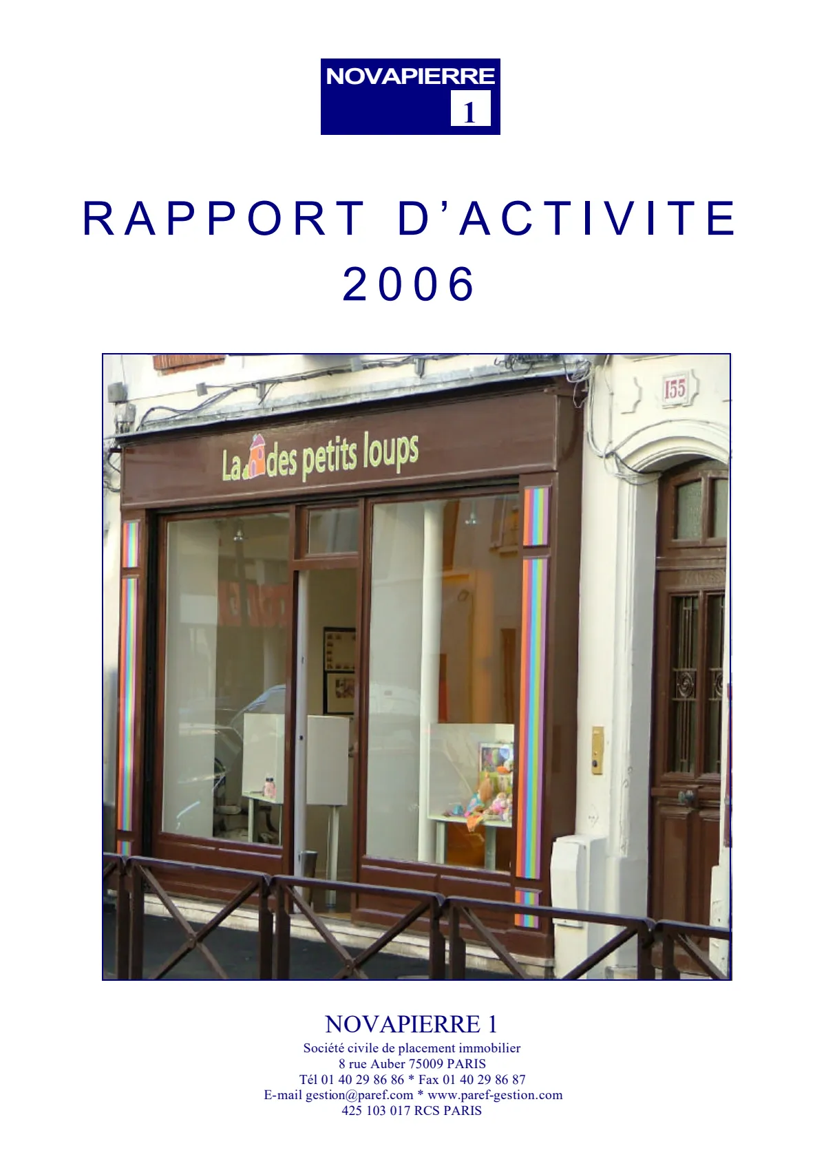 Rapport annuel - 2006