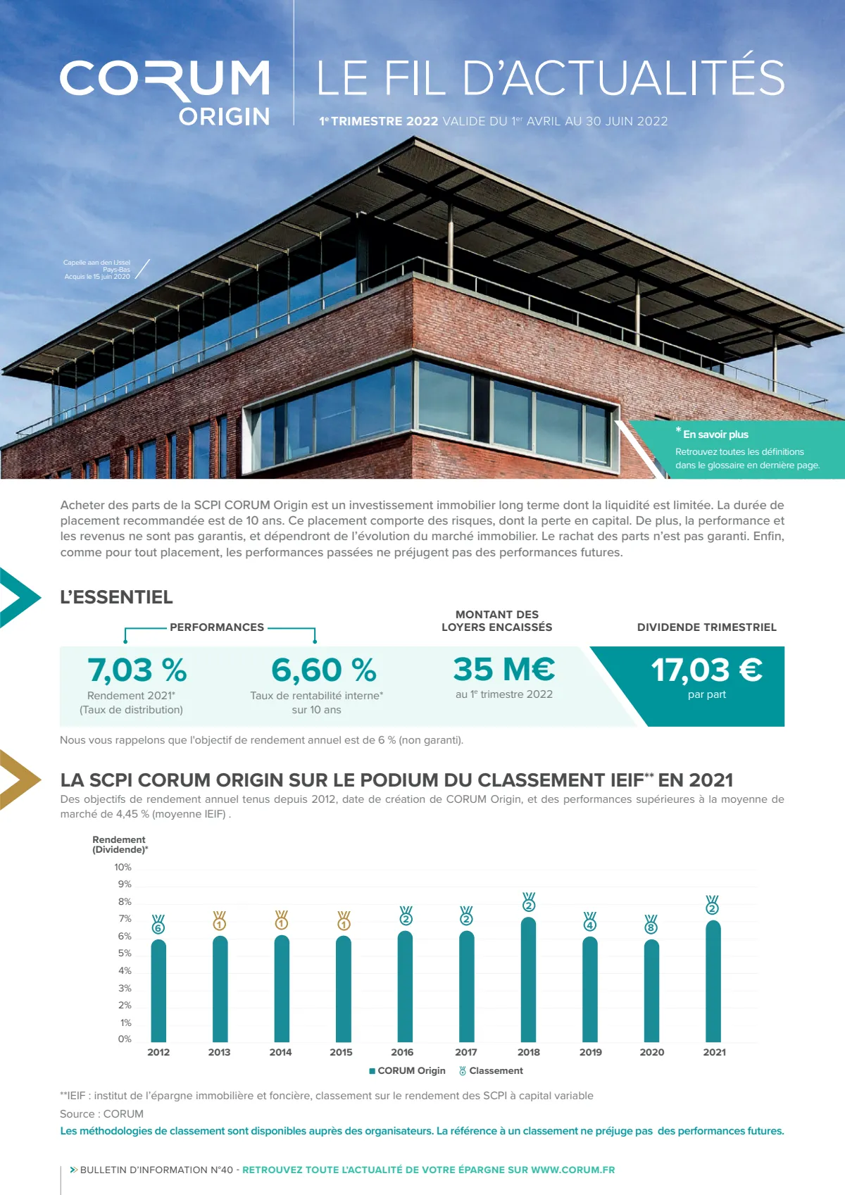 Bulletin trimestriel - 1er trimestre 2022