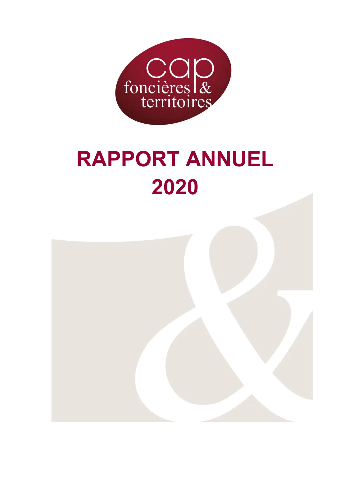 Rapport annuel - 2020