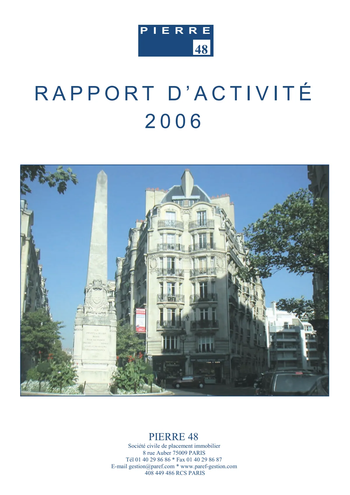 Rapport annuel - 2006