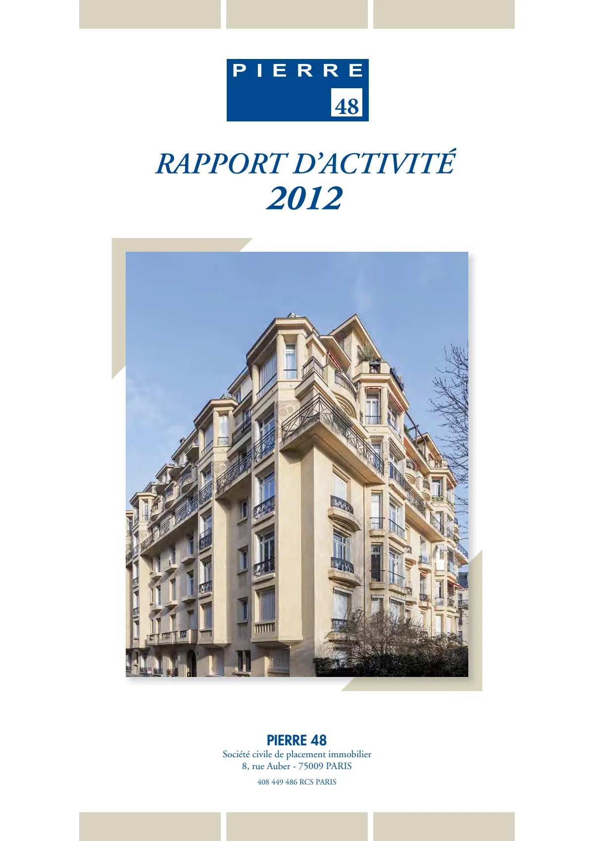 Rapport annuel - 2012