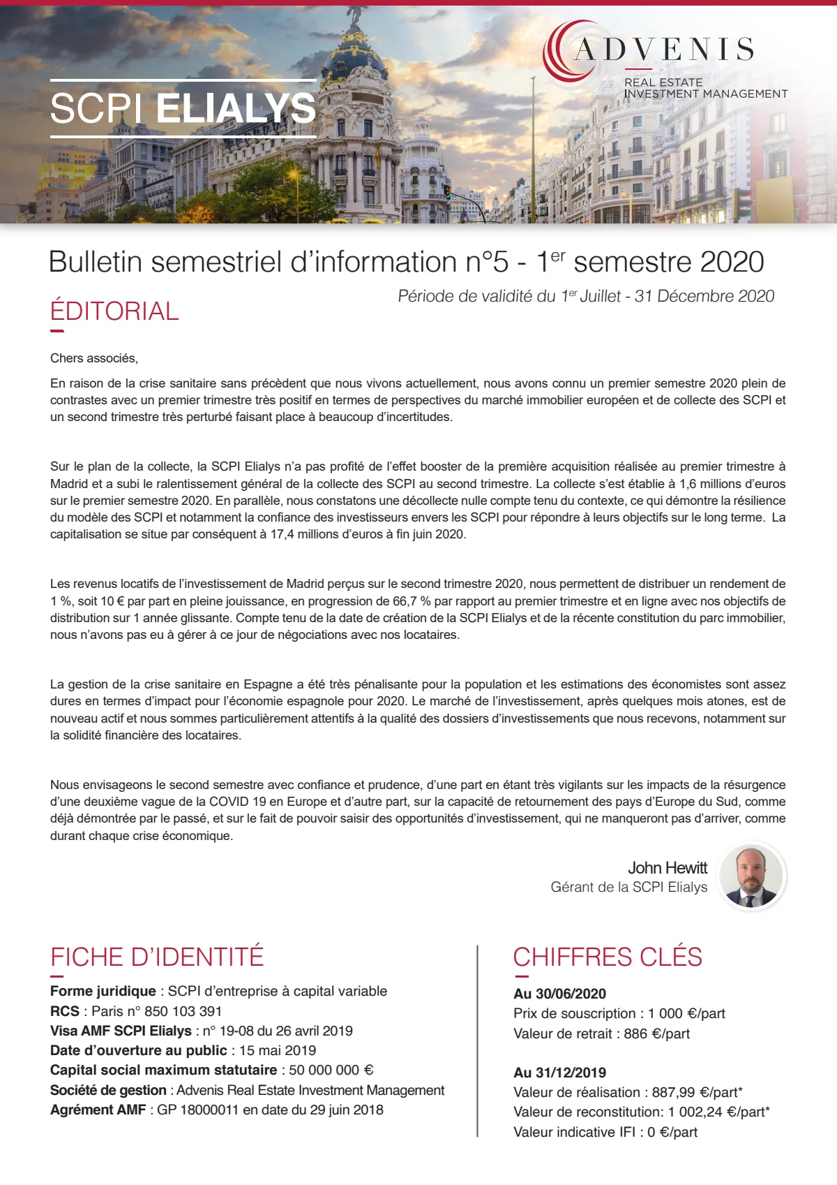 Bulletin trimestriel - 2ème trimestre 2020