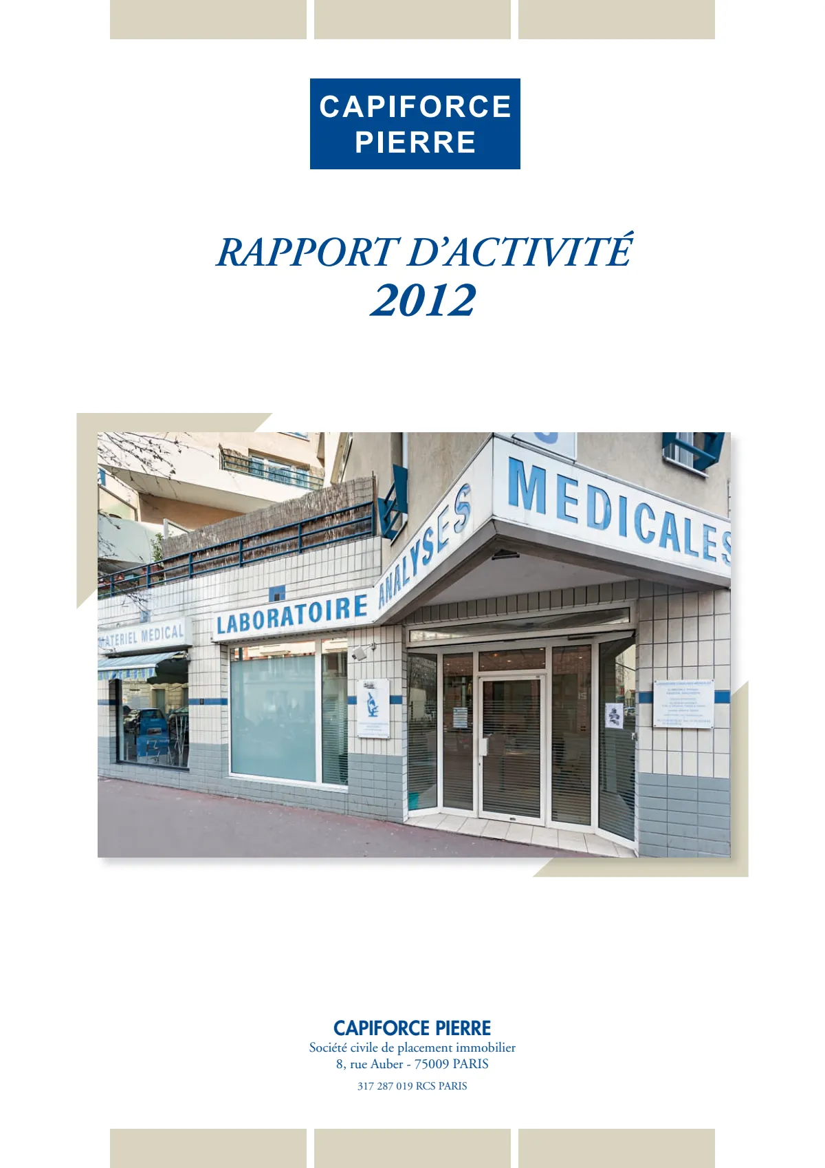 Rapport annuel - 2012