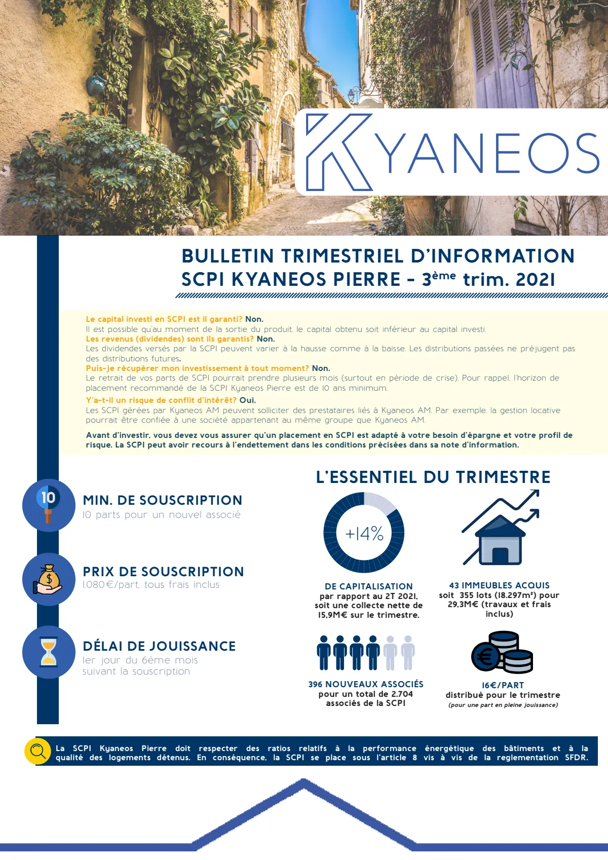 Bulletin trimestriel - 3ème trimestre 2021