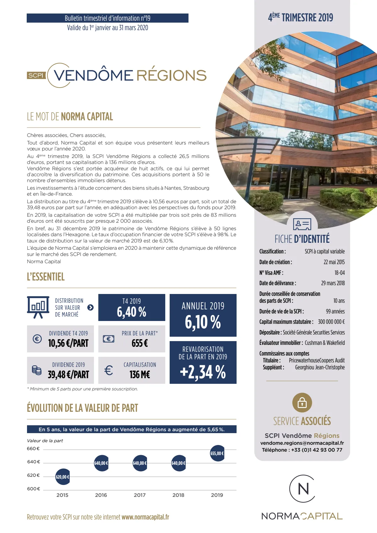 Bulletin trimestriel - 4ème trimestre 2019