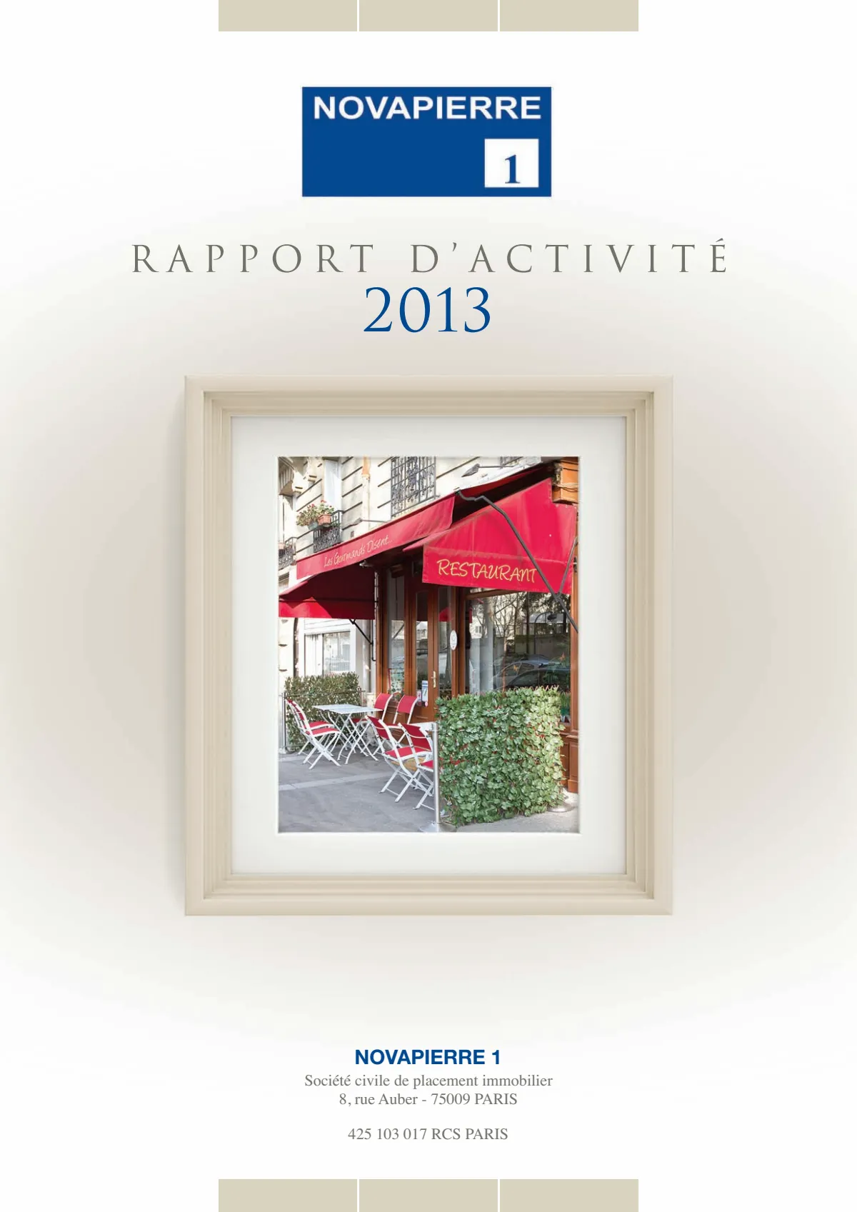 Rapport annuel - 2013