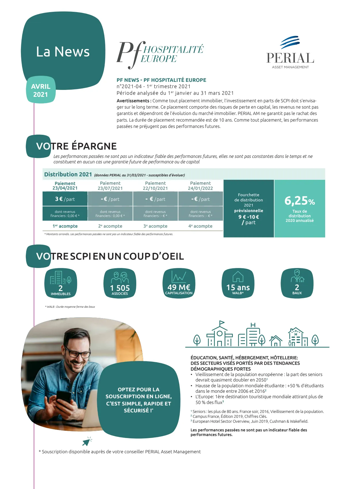 Bulletin trimestriel - 1er trimestre 2021