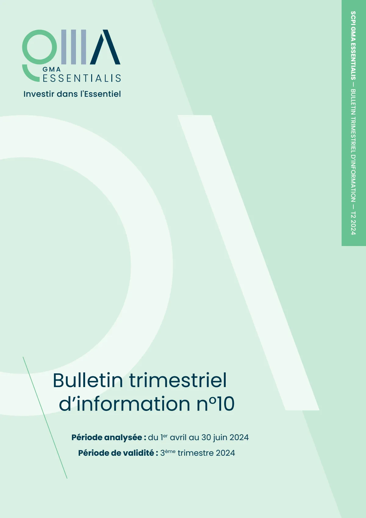 Bulletin trimestriel - 2ème trimestre 2024