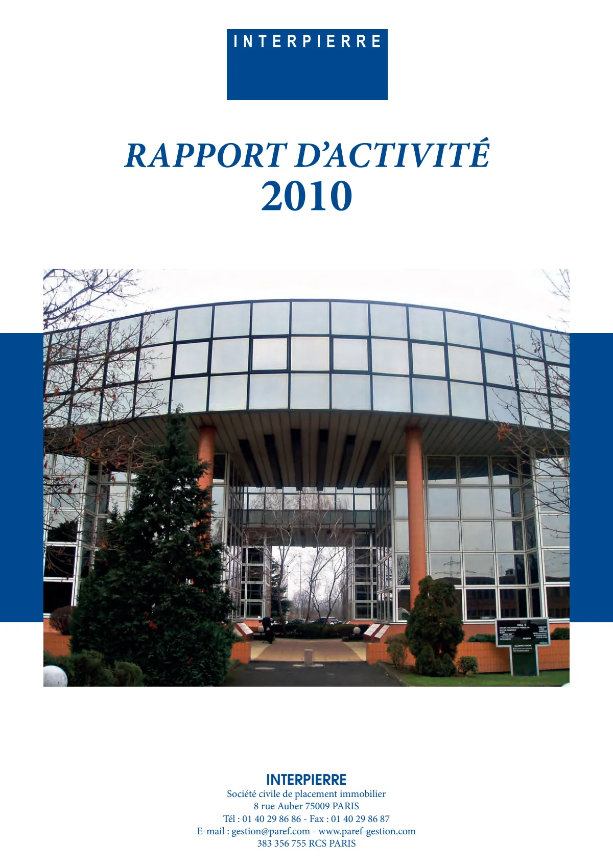 Rapport annuel - 2010