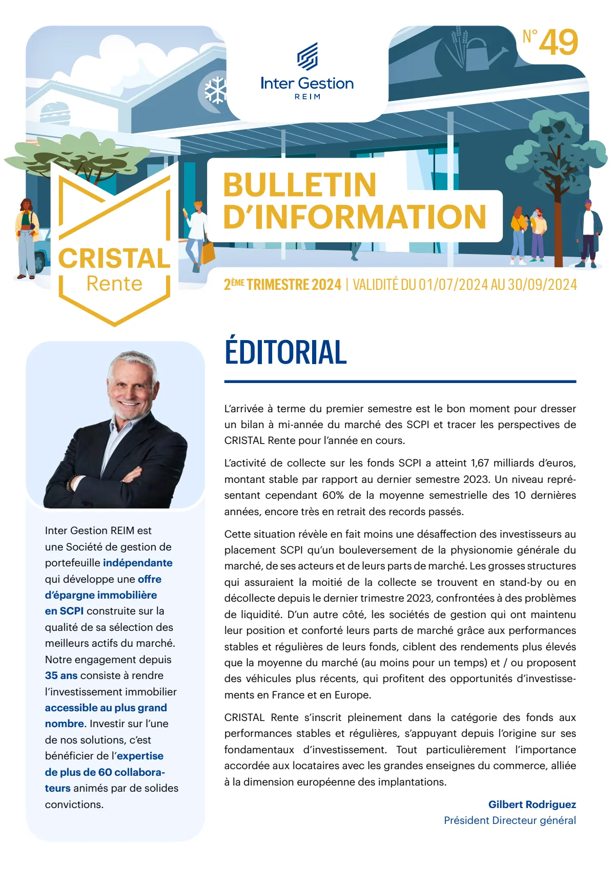 Bulletin trimestriel - 2ème trimestre 2024