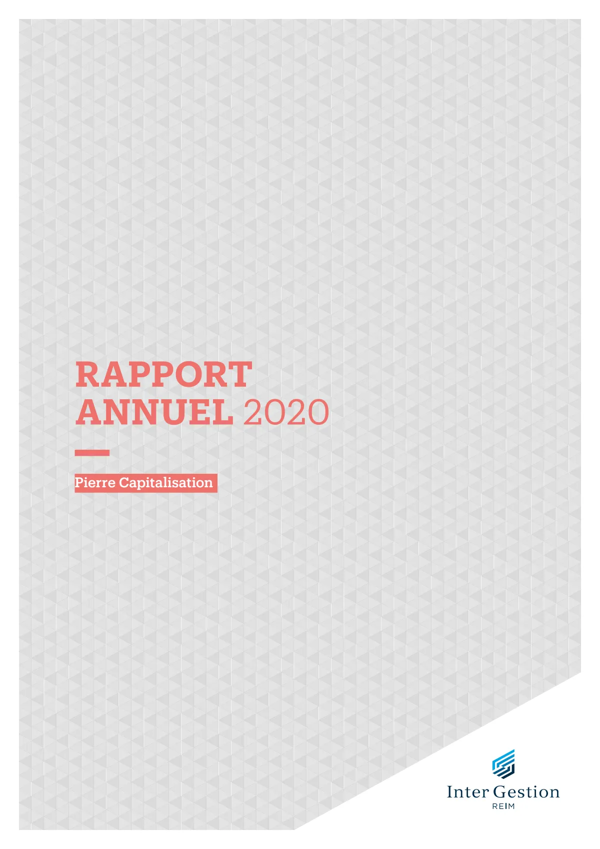 Rapport annuel - 2020