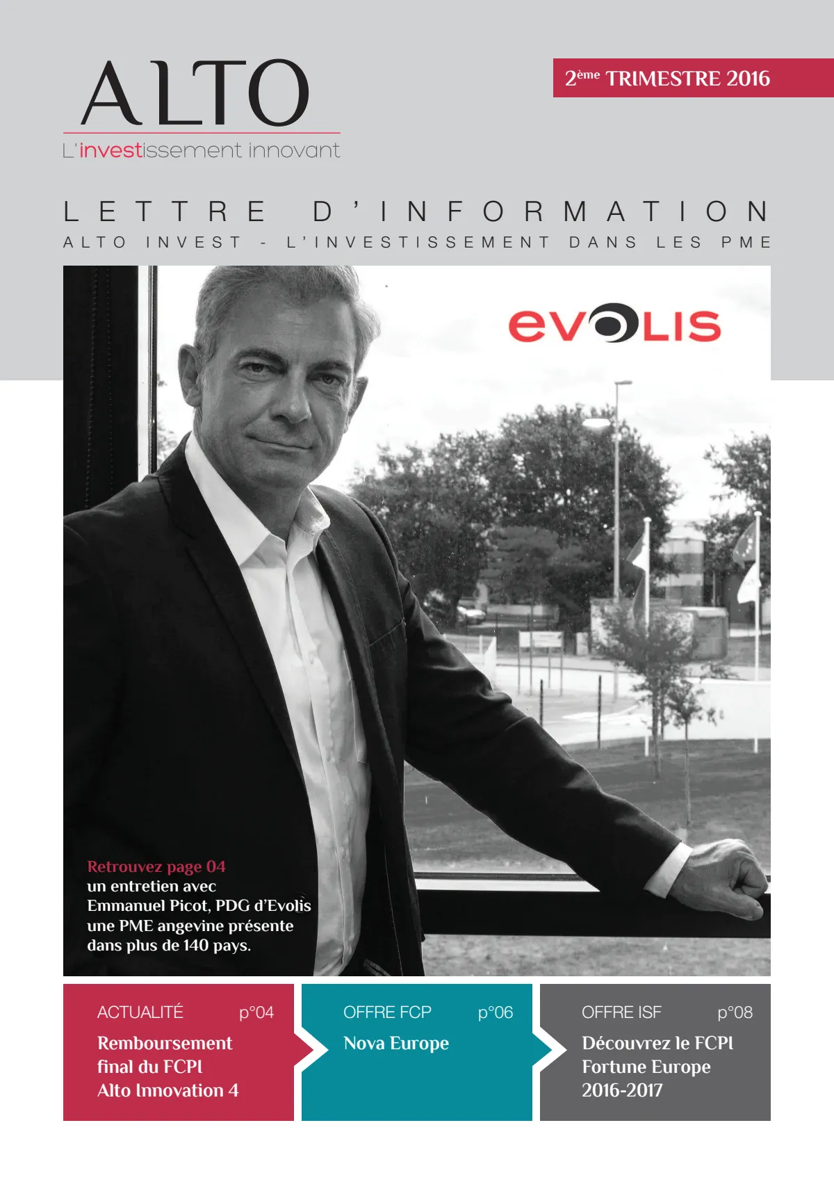 Lettre d'information 2016 - 2ème trimestre