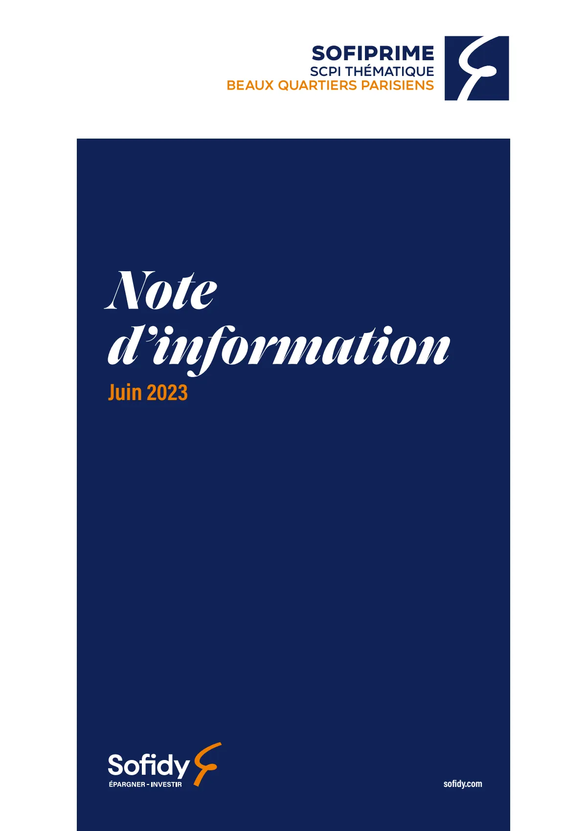 Note d'information - 2023