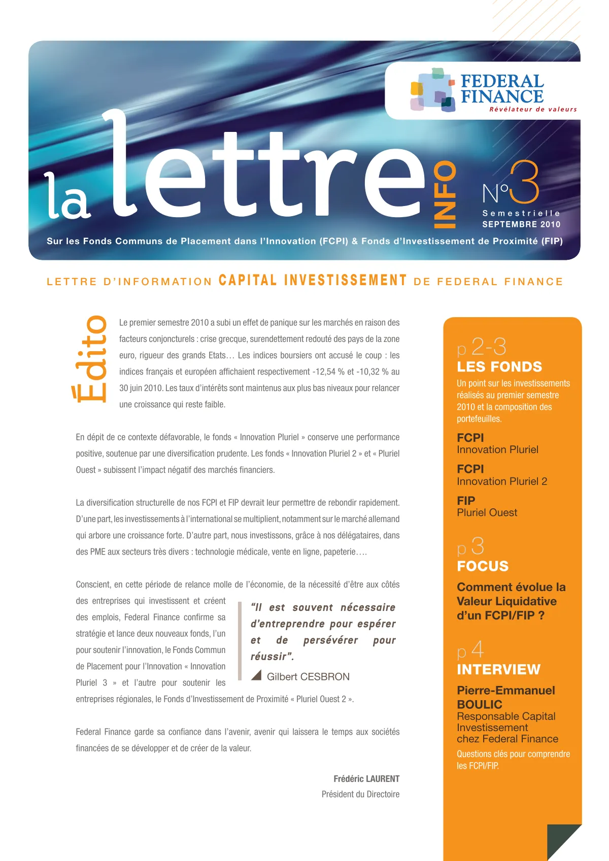 La lettre info n°3