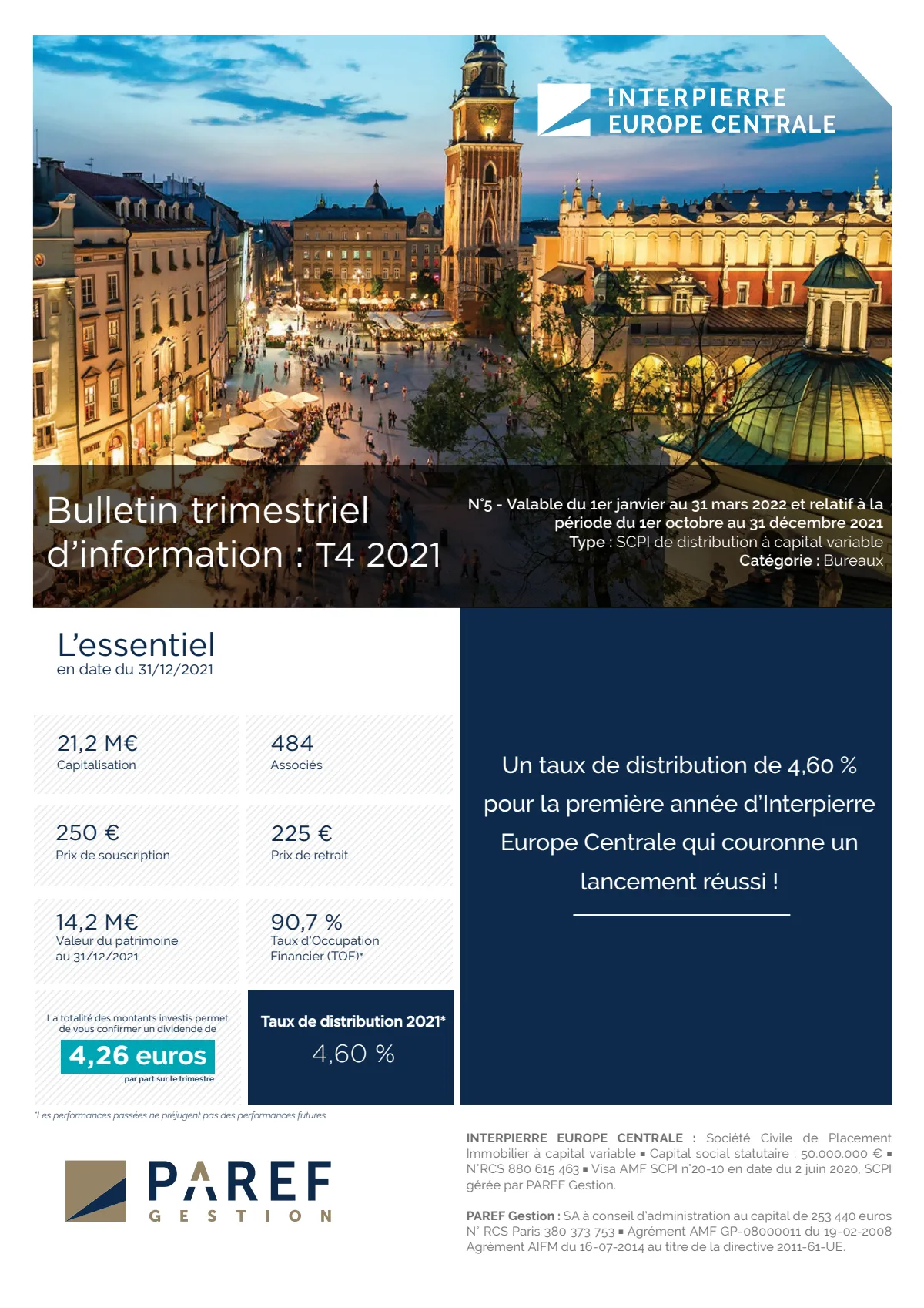 Bulletin trimestriel - 4ème trimestre 2021