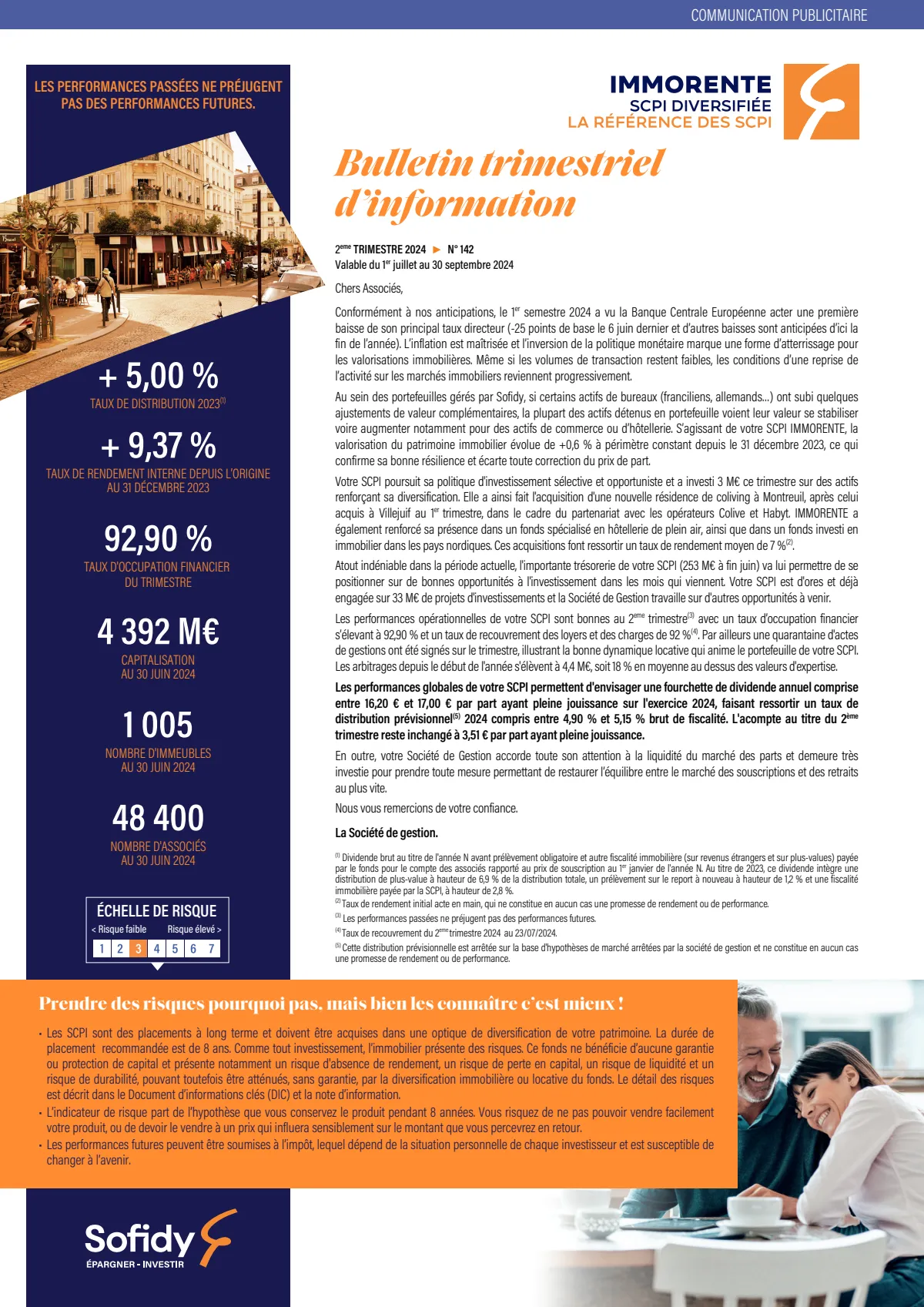 Bulletin trimestriel - 2ème trimestre 2024