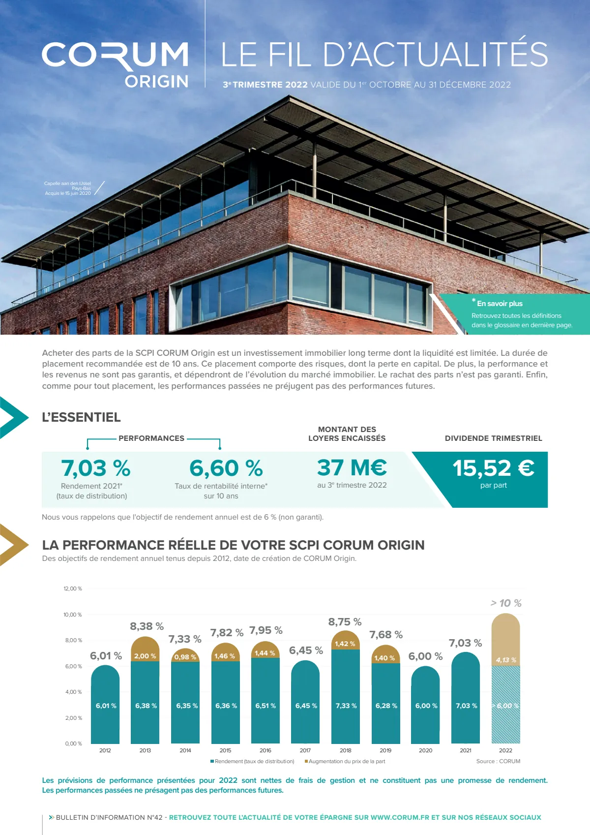 Bulletin trimestriel - 3ème trimestre 2022