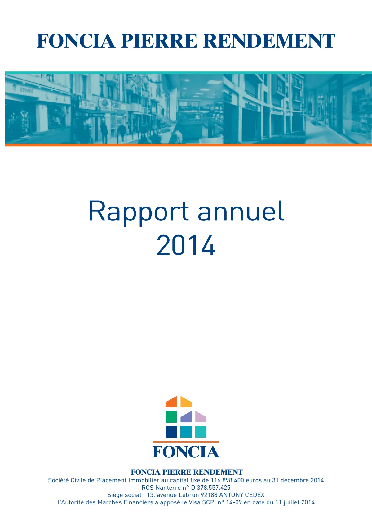 Rapport annuel - 2014