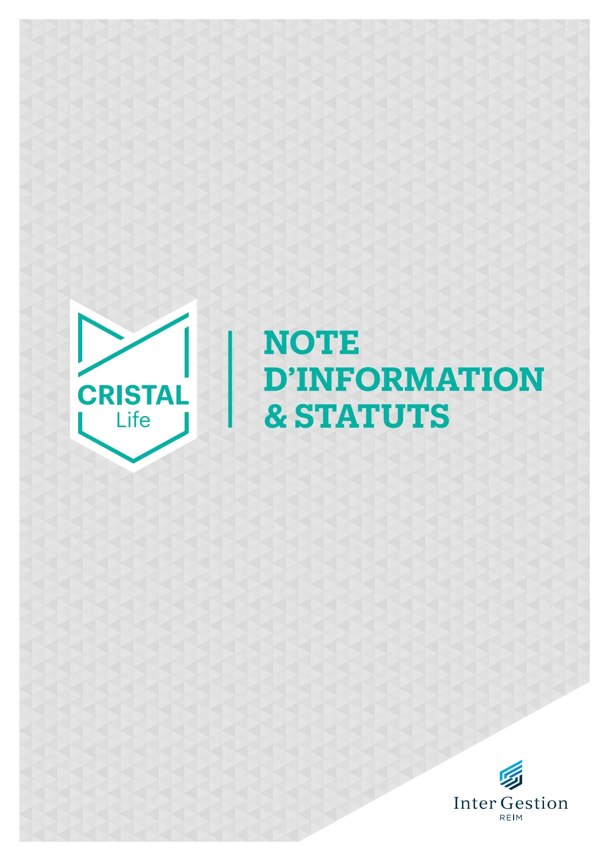 Statuts & Note d'information - 2021