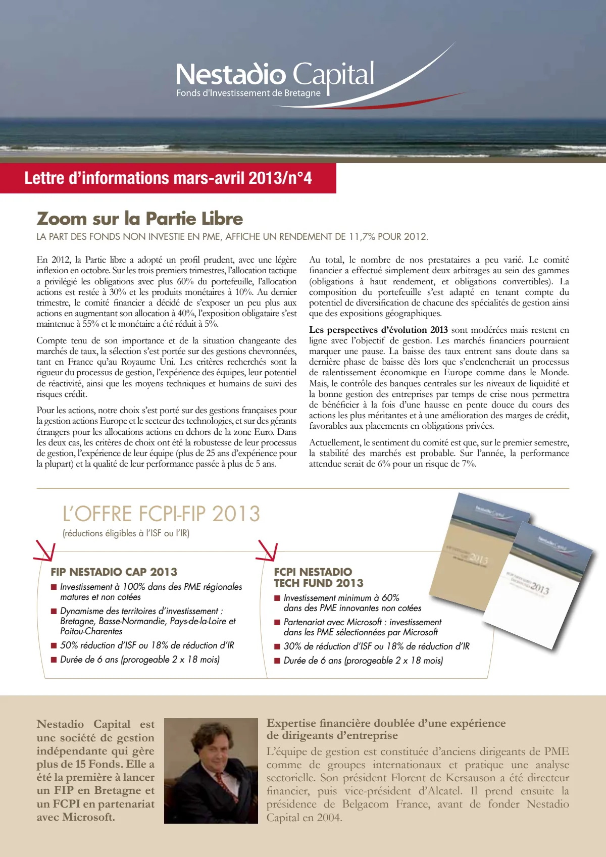 Lettre d'information - avril 2013