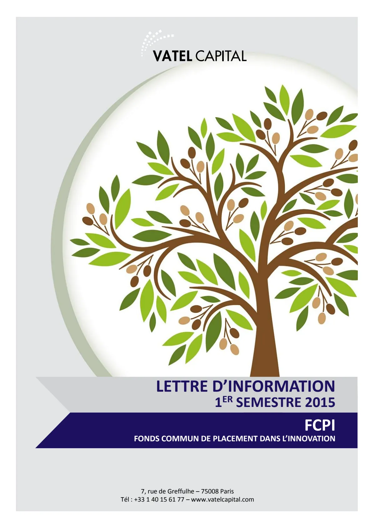 Lettre d'information FCPI - 1er semestre 2015