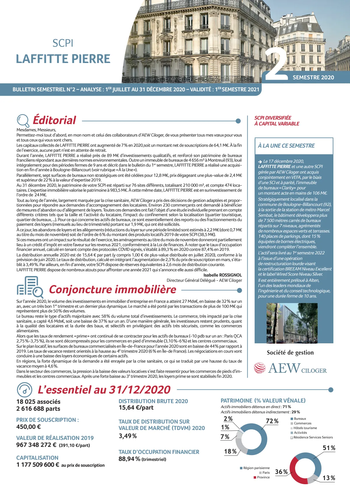 Bulletin trimestriel - 4ème trimestre 2020