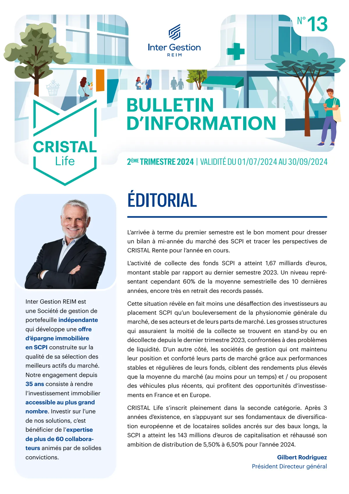 Bulletin trimestriel - 2ème trimestre 2024