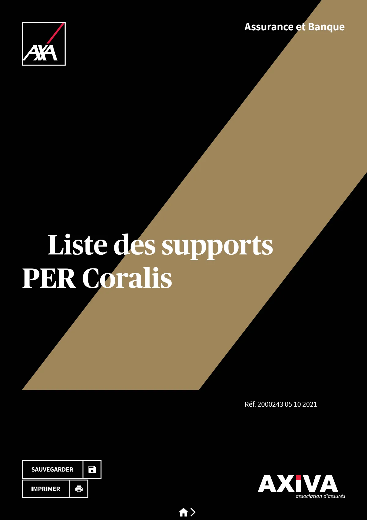 Liste des supports