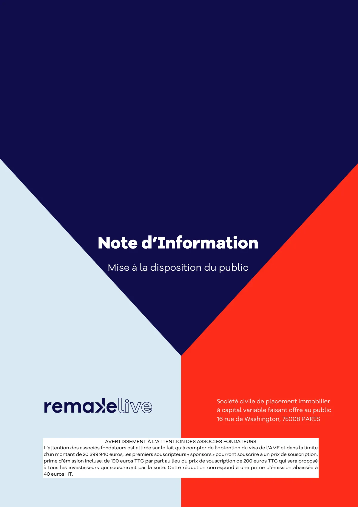 Note d'information - 2022