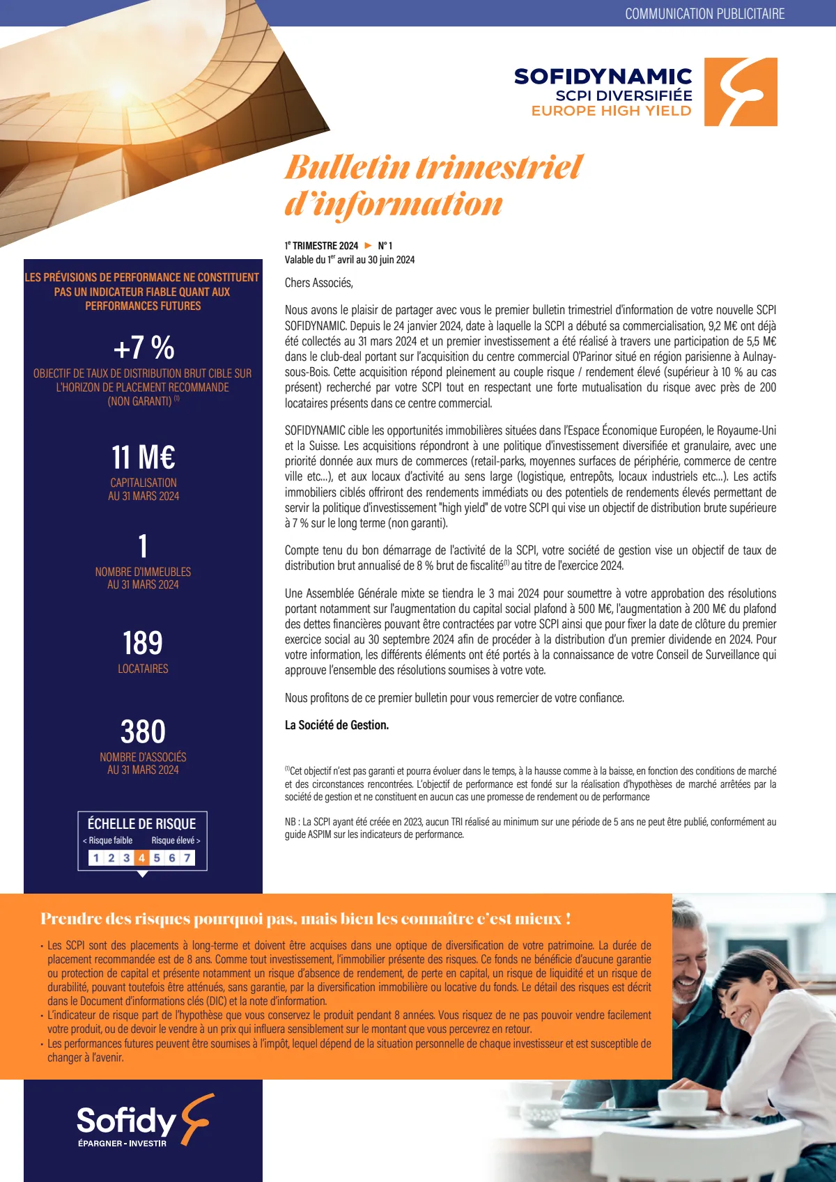 Bulletin trimestriel - 1er trimestre 2024