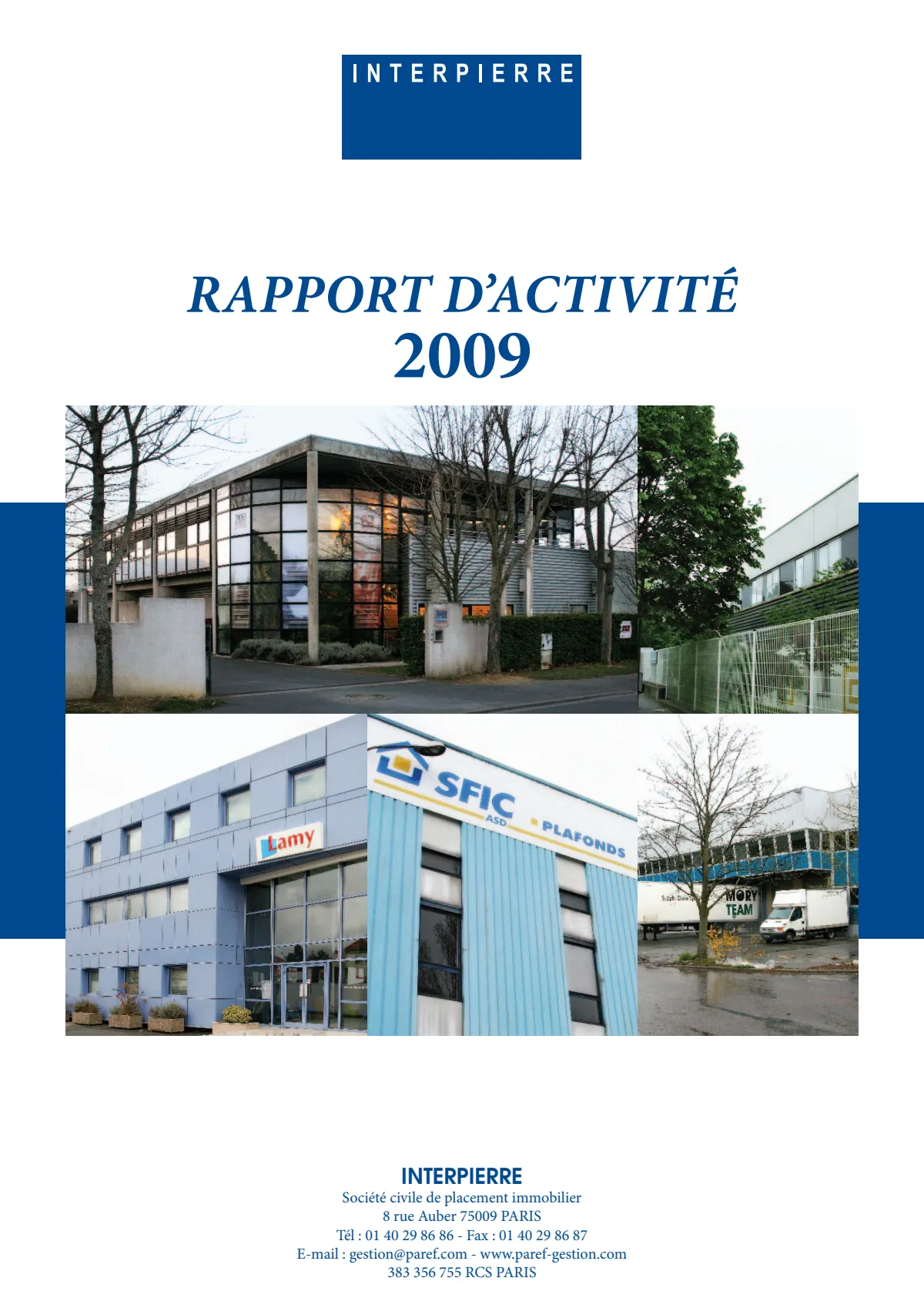 Rapport annuel - 2009