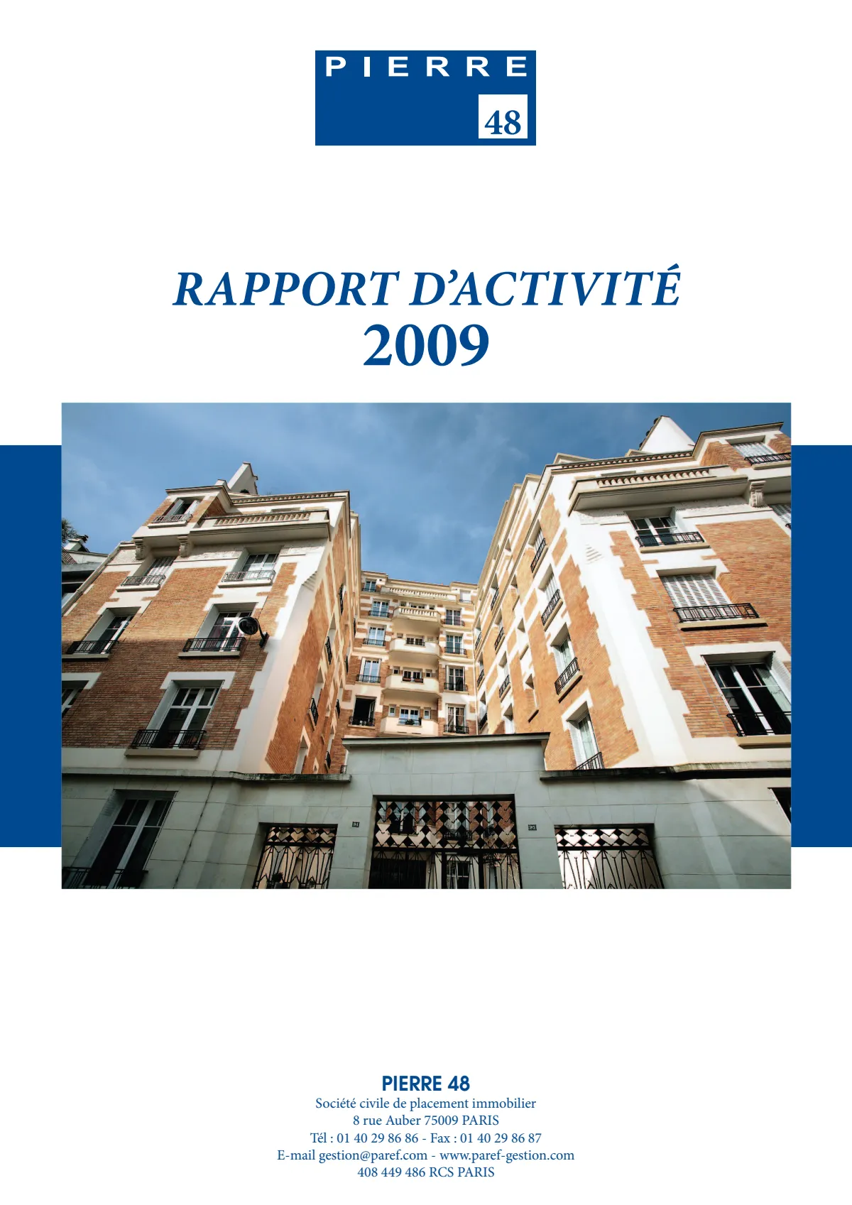 Rapport annuel - 2009