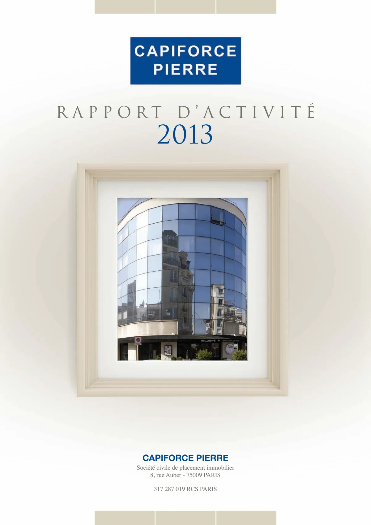 Rapport annuel - 2013