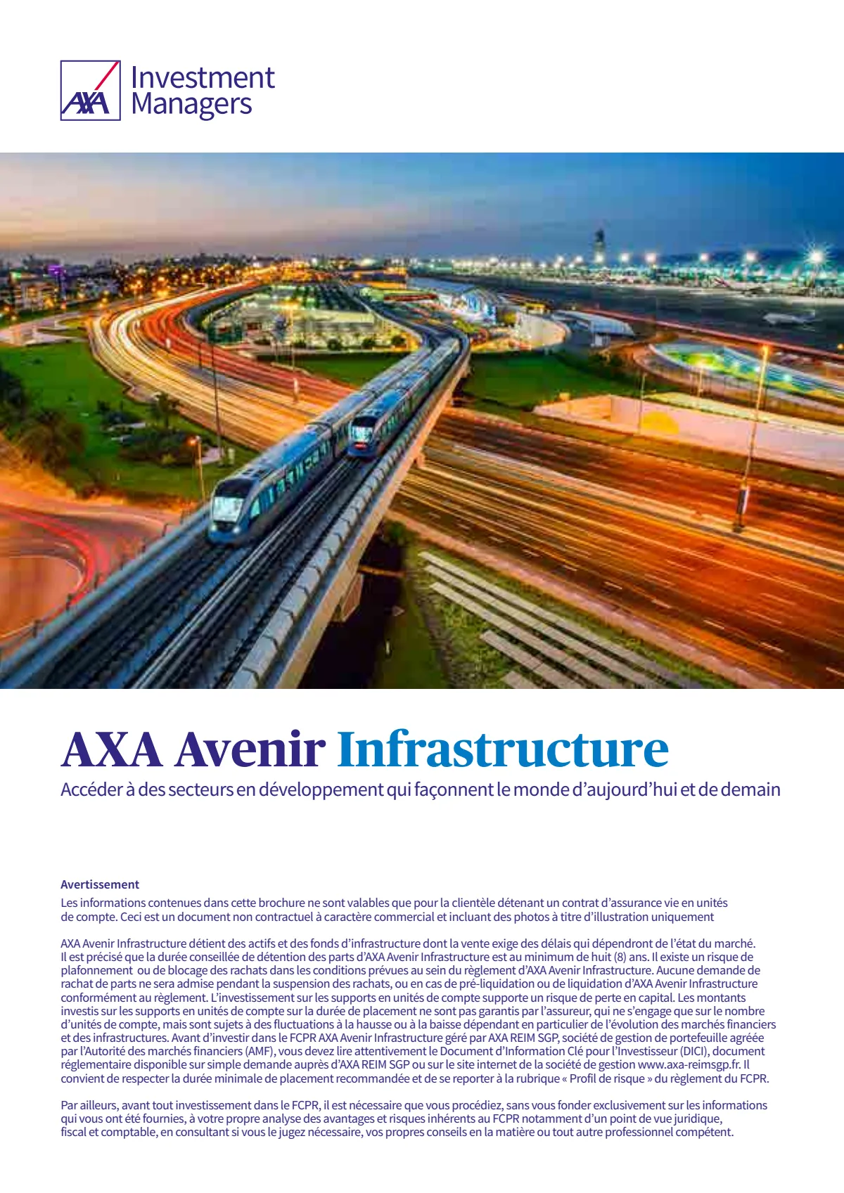 FCPR AXA Avenir Infrastructure