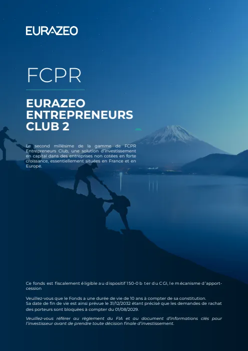 FCPR Eurazeo Entrepreneurs Club 2