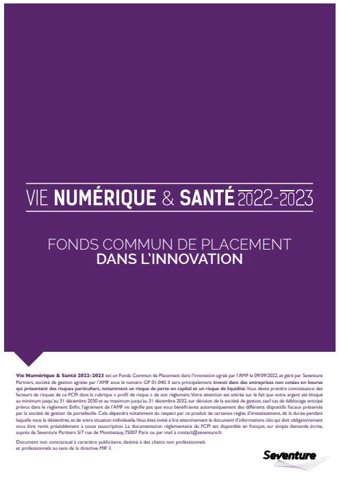 FCPI Vie Numérique & Santé 2022-2023