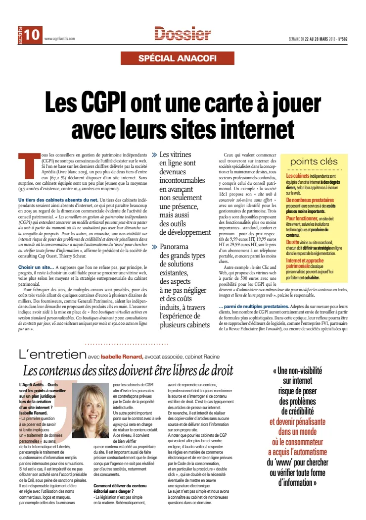 Article de presse numéro 85