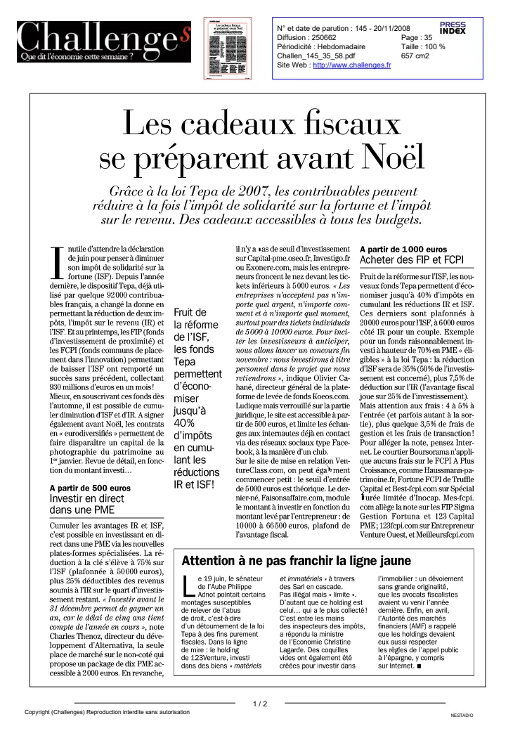 Article de presse numéro 27