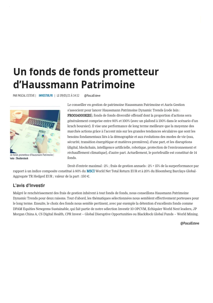 Article de presse numéro 188