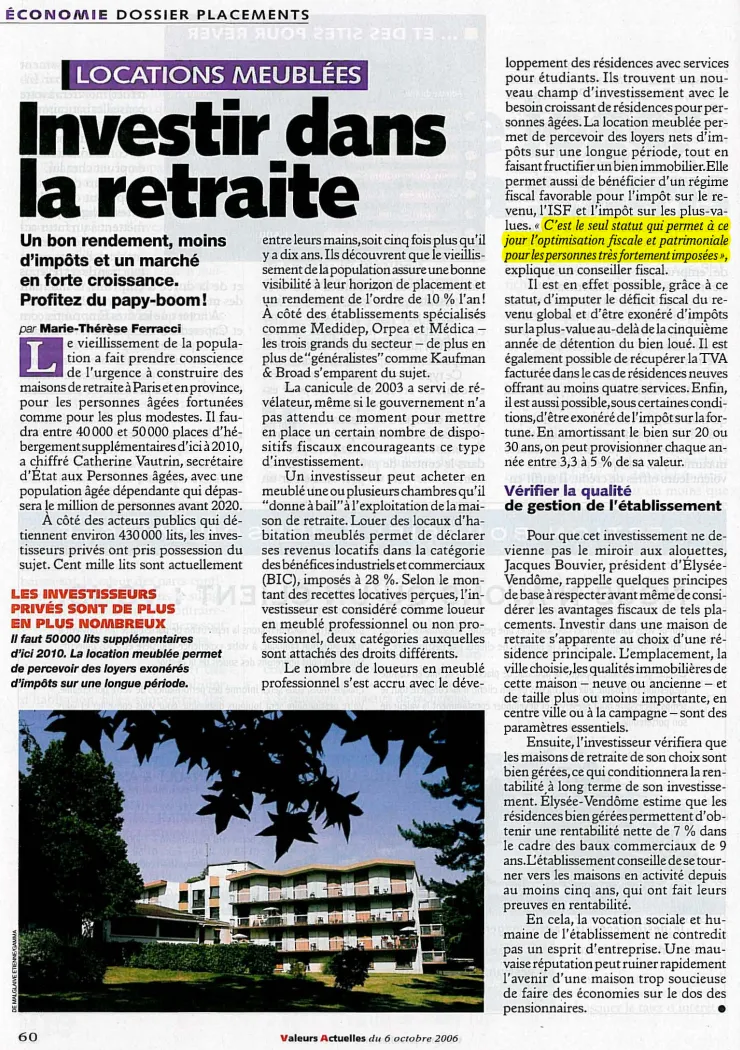 Article de presse numéro 1