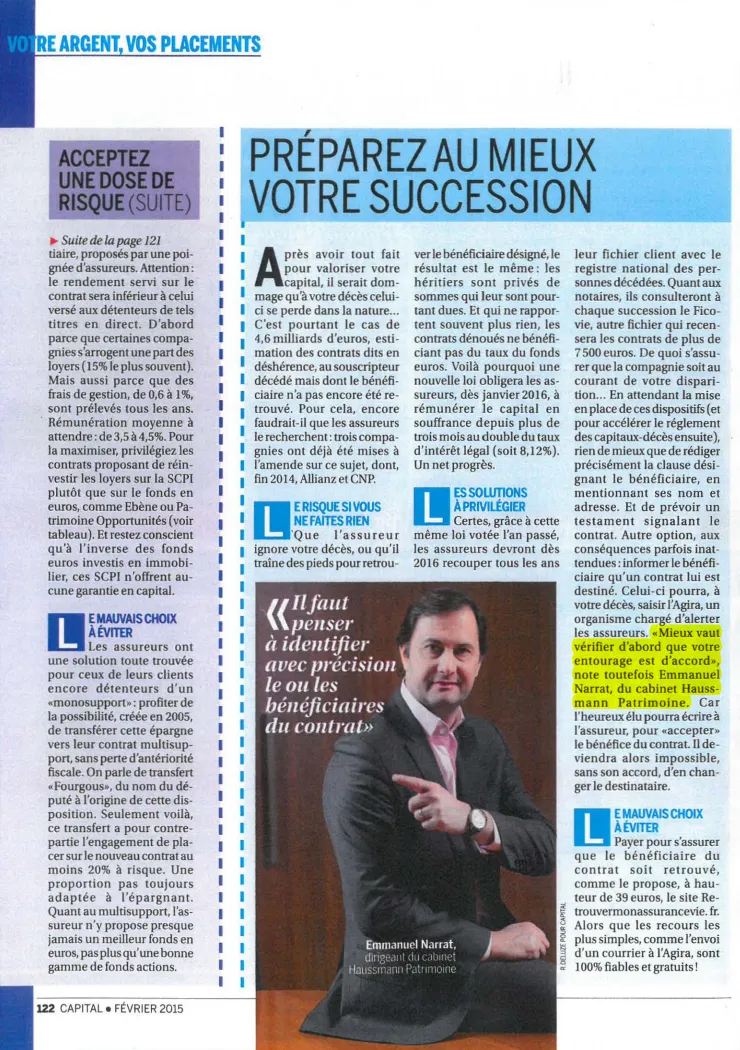 Article de presse numéro 105